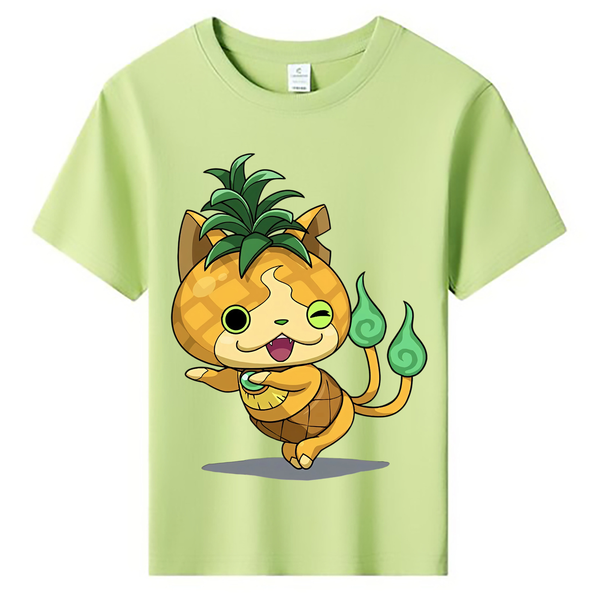 （画像用） 妖怪ウォッチ Yo-kai Watch 綿100％キッズTシャツ（フロントプリント）